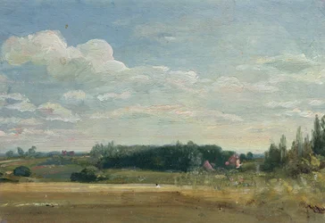 Vue vers le presbytère, East Bergholt